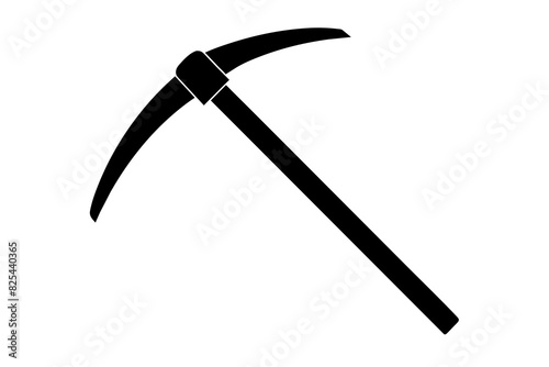 pickaxe vector silhouette illustration
