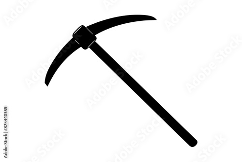 pickaxe vector silhouette illustration