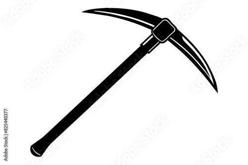 pickaxe vector silhouette illustration