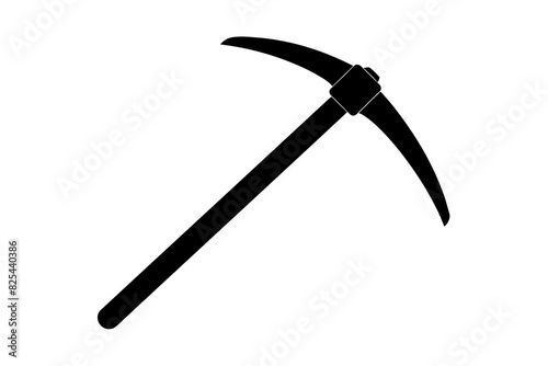 pickaxe vector silhouette illustration