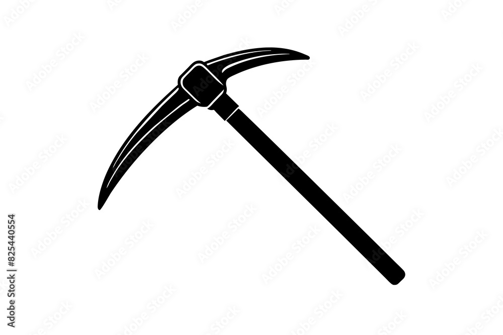 pickaxe vector silhouette illustration pickaxe vector silhouette illustration