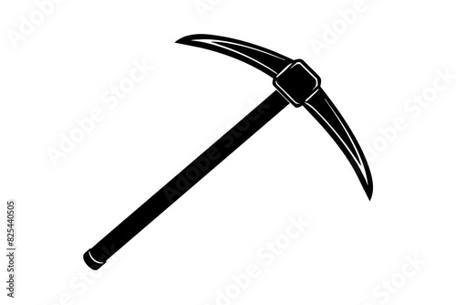 pickaxe vector silhouette illustration