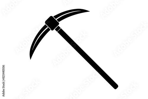pickaxe vector silhouette illustration