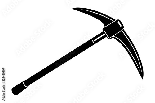 pickaxe vector silhouette illustration
