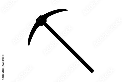 pickaxe vector silhouette illustration