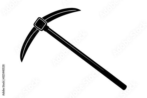 pickaxe vector silhouette illustration
