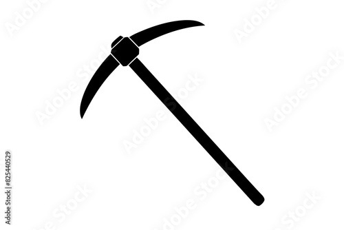 pickaxe vector silhouette illustration