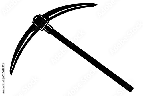 pickaxe vector silhouette illustration