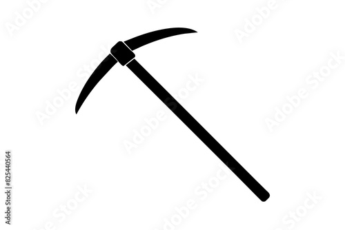 pickaxe vector silhouette illustration