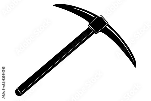 pickaxe vector silhouette illustration