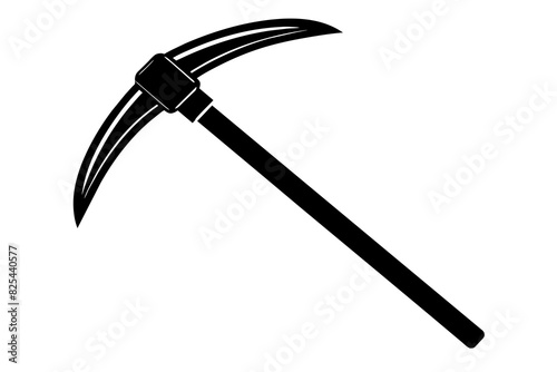 pickaxe vector silhouette illustration