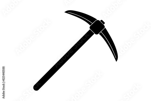 pickaxe vector silhouette illustration