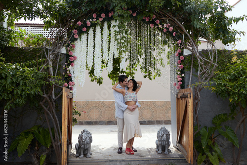 Lovely couple the day before the wedding 