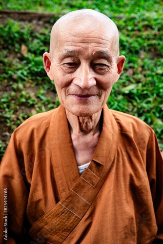 portrait of Hindu monk photo