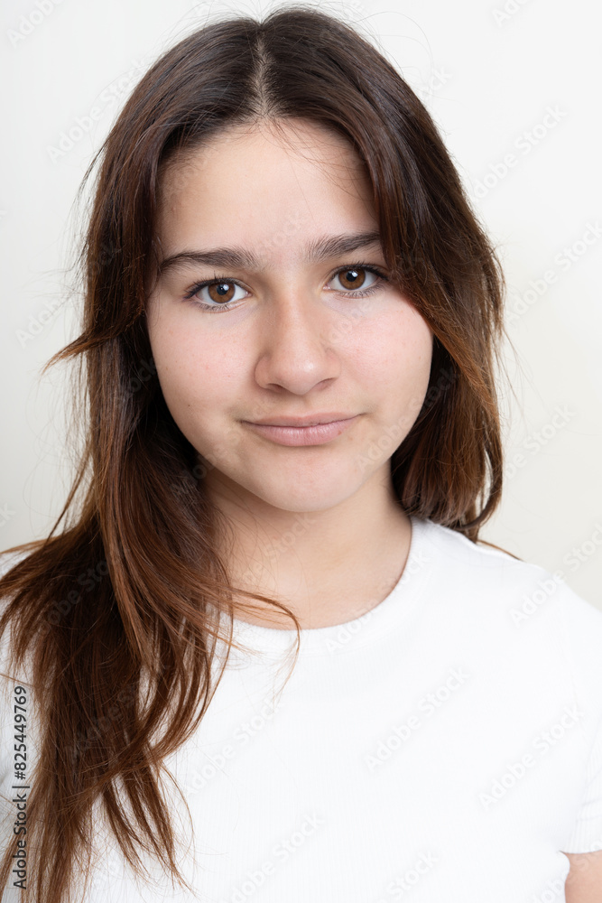 young woman studio portrait young woman studio portrait