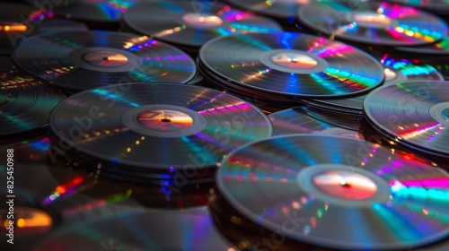 The rise of the compact disc CD in the 1980s which threatened to replace vinyl records.