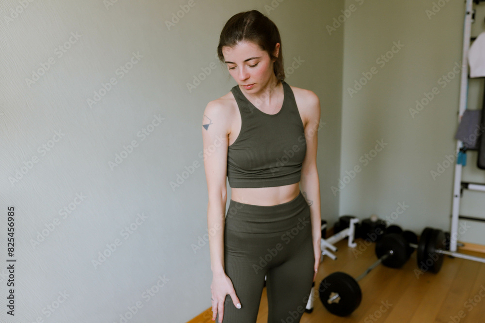 young woman doing yoga young woman doing yoga