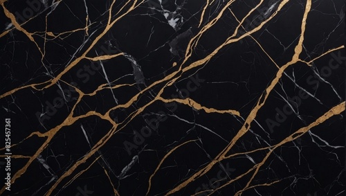 Elegant Black Marble Texture, Dark Color Marble Background