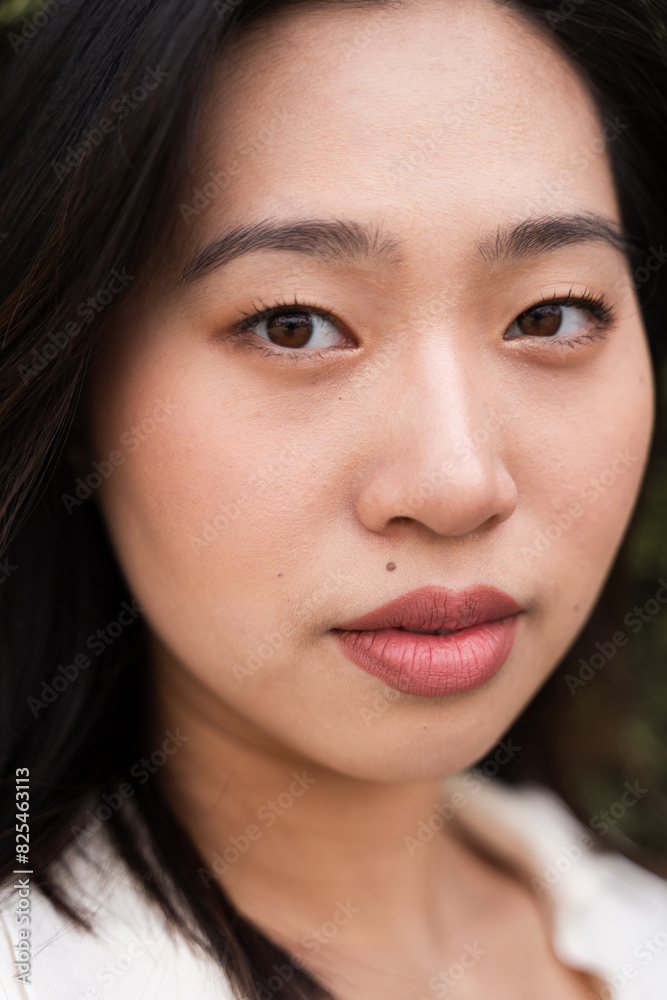 Close-up portrait of a young asian woman Close-up portrait of a young asian woman