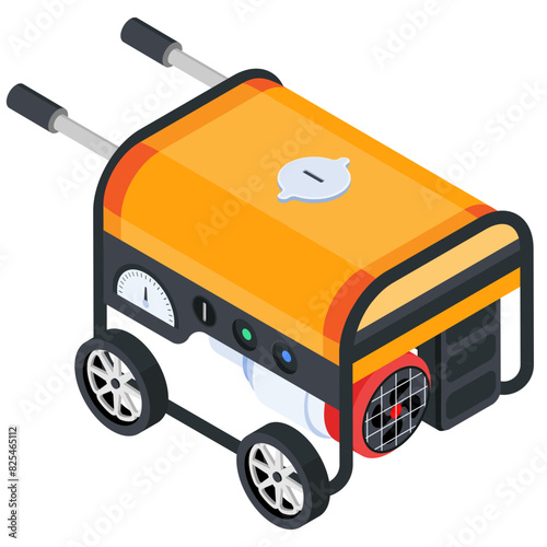 Isometric Portable Generator