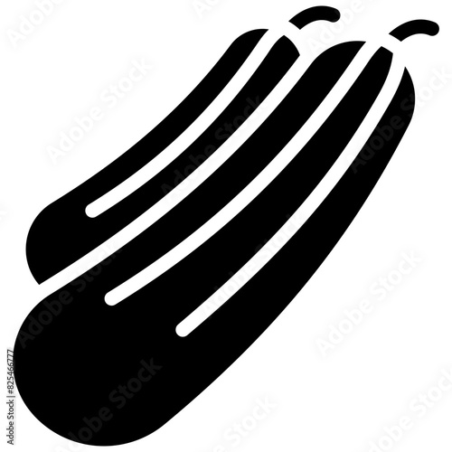 zucchini solid icon