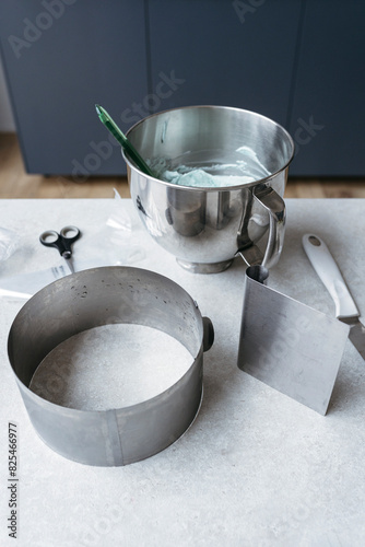 Baking Equipment on Kitchen Counter