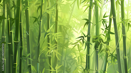 Einfacher Japanischer Bambus Hintergrund  Asiatischer Bambus Hintergrund  Chinesischer Bambus Hintergrund  Bambus Illustration