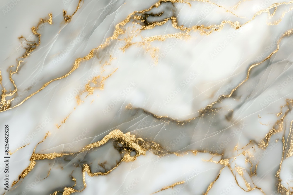 Luxurious pattern of white marble with shimmering gold veins. This high-resolution image is perfect for backgrounds, wallpapers, or upscale design projects that require a touch of sophistication Luxurious pattern of white marble with shimmering gold veins. This high-resolution image is perfect for backgrounds, wallpapers, or upscale design projects that require a touch of sophistication