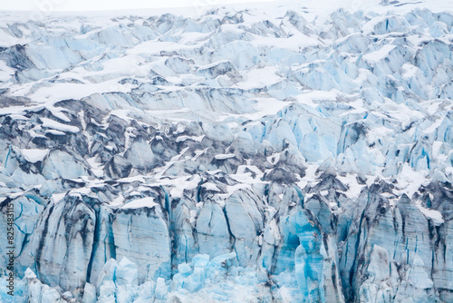 The Lamplugh Glacier in Glacier Bay National Park, Alaska photo