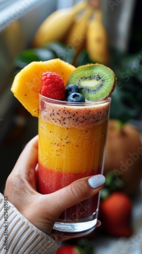 Person Holding Cup Filled With Fruit