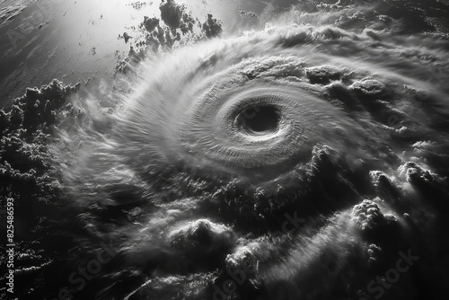 Satellite View of Hurricane