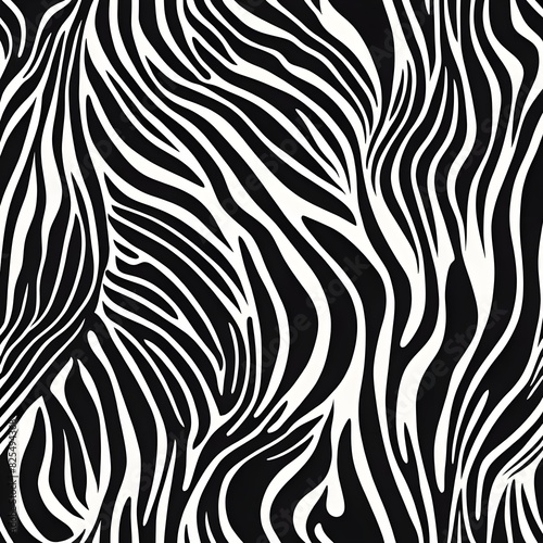 trendy zebra skin seamless pattern