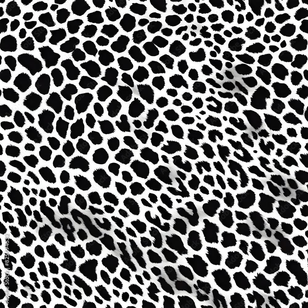 black and white leopard skin seamless pattern black and white leopard skin seamless pattern
