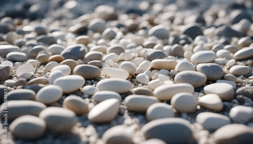 Obraz premium black and white pebbles