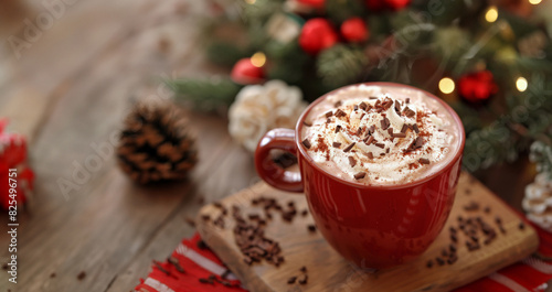 A Cup of Hot Chocolate With Whipped Cream