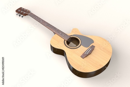 Classic Acoustic Guitar 3D model