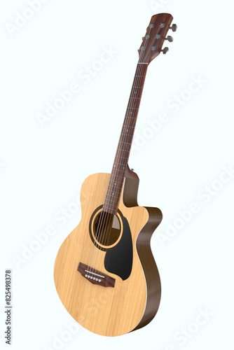 Classic Acoustic Guitar 3D model