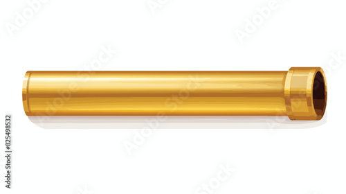 Brass hollow pipe for plumbing or building structur