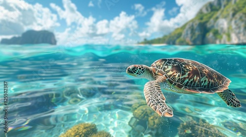 Imagine snorkeling with turtles in a calm bay