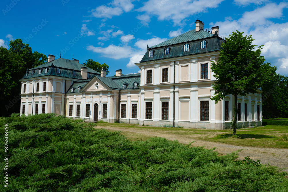 2023-05-30; Historic Sieniawa Palace, built at the beginning of the 18th century, Sieniawa. poland 2023-05-30; Historic Sieniawa Palace, built at the beginning of the 18th century, Sieniawa. poland