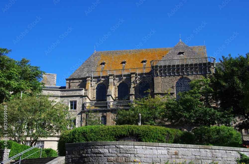 Cathedral of the city of St Malo in Brittany in France, Europe Cathedral of the city of St Malo in Brittany in France, Europe