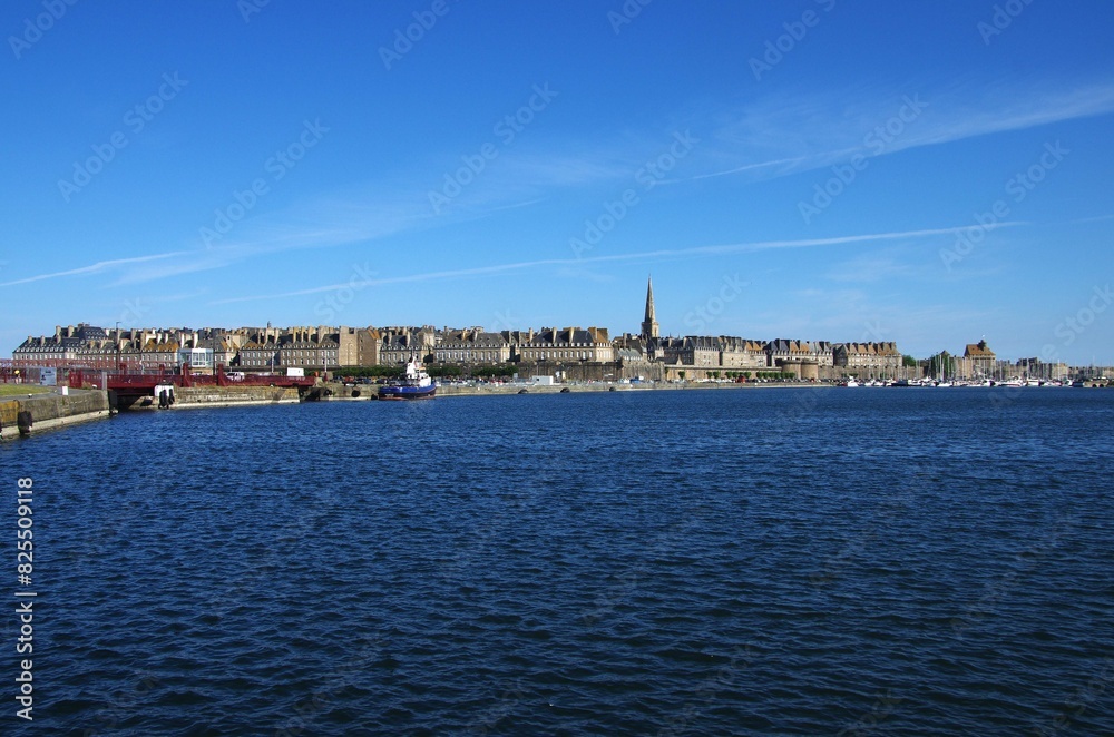 The city of St Malo in Brittany in France, Europe The city of St Malo in Brittany in France, Europe