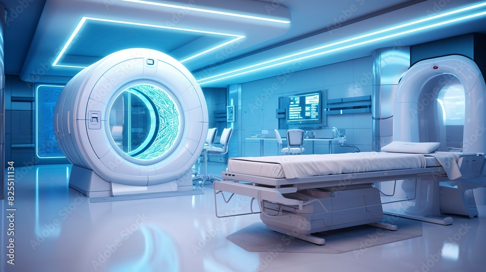 A photo of a state-of-the-art diagnostic imaging center A photo of a state-of-the-art diagnostic imaging center
