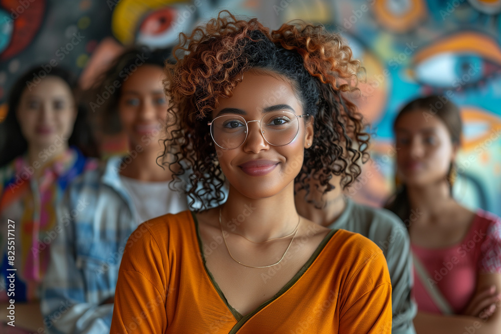 Different races people, multicultural group of young modern people, mixed group of multicultural people look camera, happy people, smile, smiling people