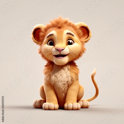 cute baby lion simple character  3d  realistic render  front  smiling --stylize 750 --v 5.1 Job ID  9fd2dfc4-8d4b-4d70-a5e3-e3280b8eb08b