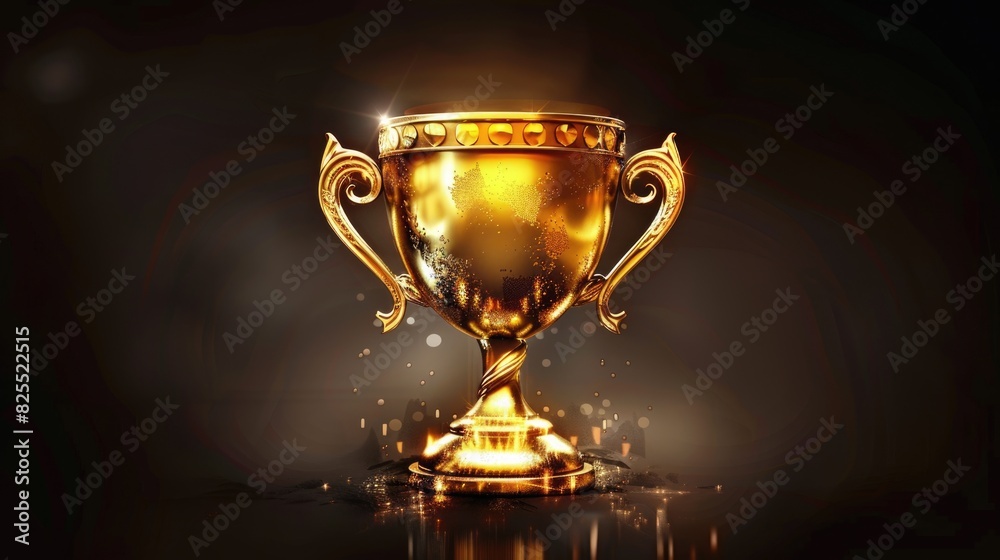 Award Gold. Trophy Cup for Winners of Sport Achievements and Success Award Gold. Trophy Cup for Winners of Sport Achievements and Success