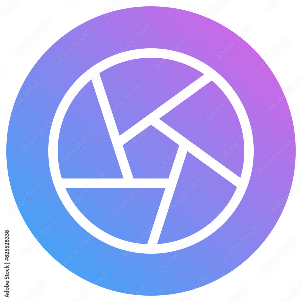shutter gradient fill icon shutter gradient fill icon
