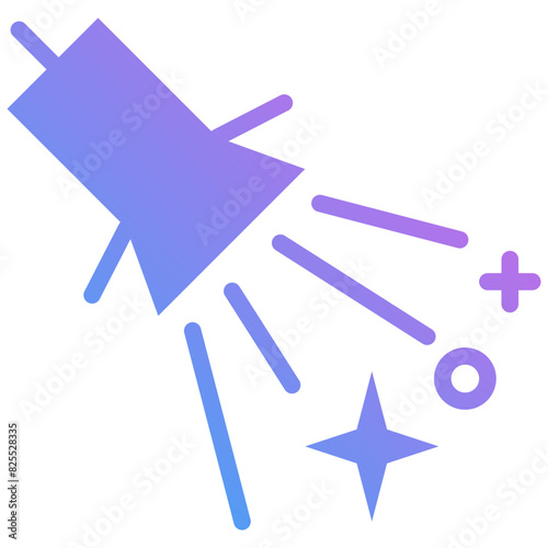 lighting gradient fill icon