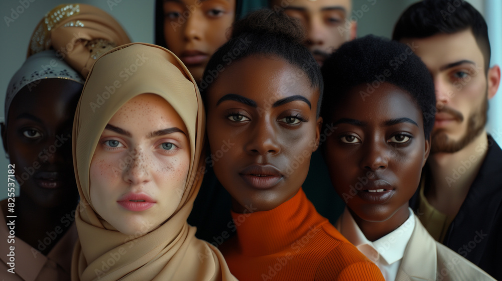 Different races people, multicultural group of young modern people, mixed group of multicultural people look camera, Different races people, multicultural group of young modern people, mixed group of multicultural people look camera,