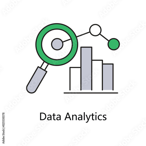 Data Analytics Icons. Vector Icon Design